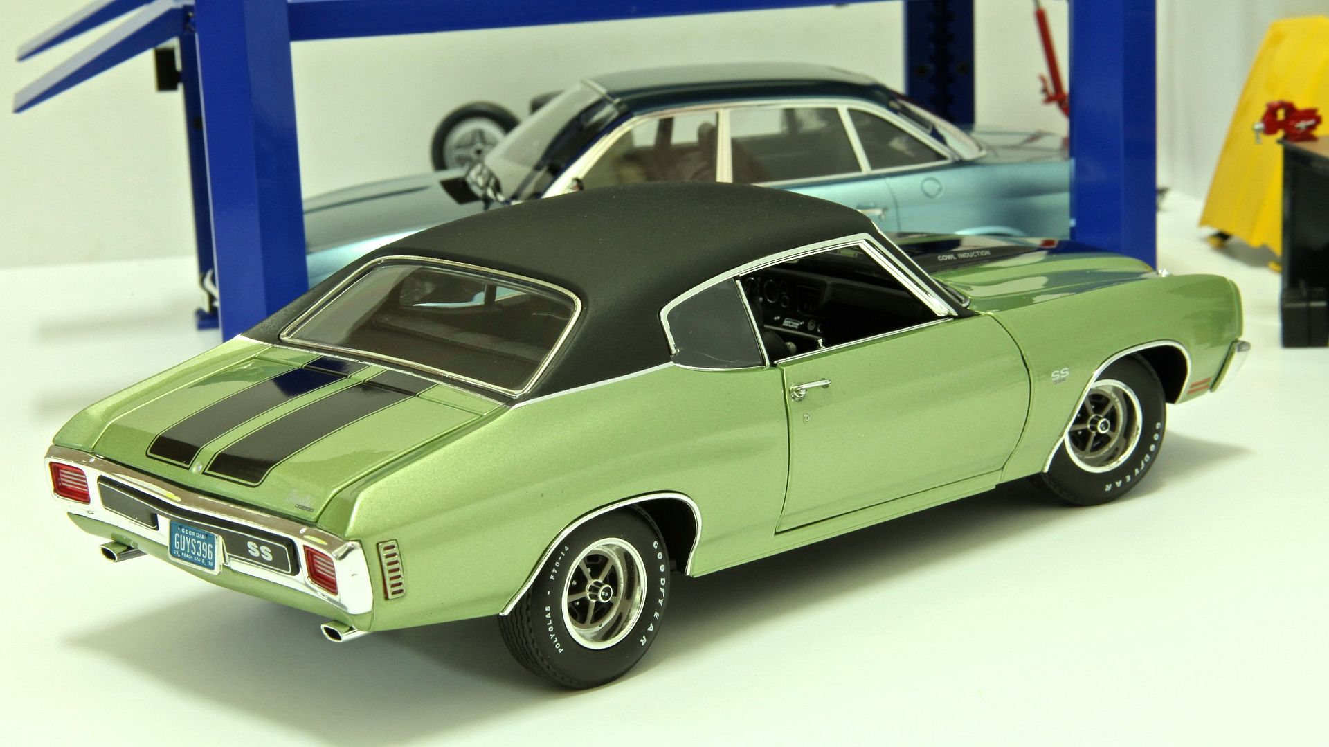 1970 Chevrolet Chevelle 396 SS, Sea Mist Green - Tom's Garage - DX